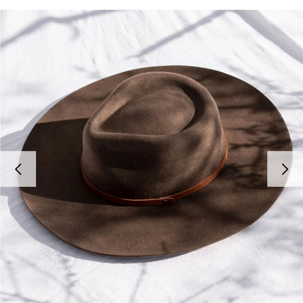 Free people x Minga La Vida Wool Rancher Hat - Oak - Picture 2 of 6